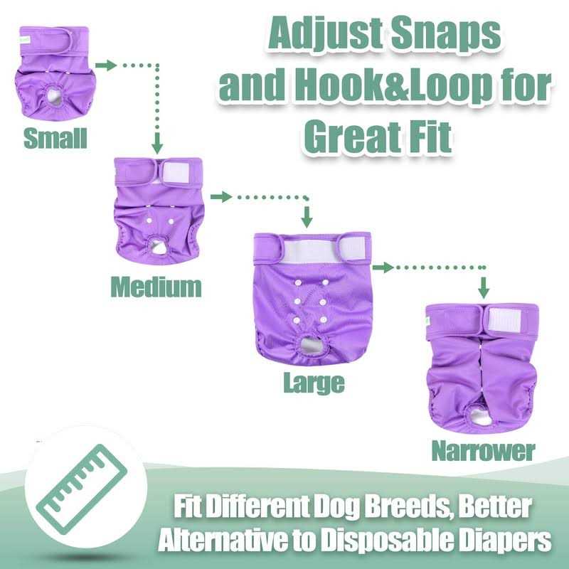 Washable Reusable Dog Diapers J218