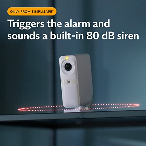 11 Piece Wireless Home Security System with Indoor HD Camera, White R93137