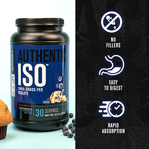 30 Servings Grass Fed Whey Protein Isolate Powder, Peanut Butter E7213
