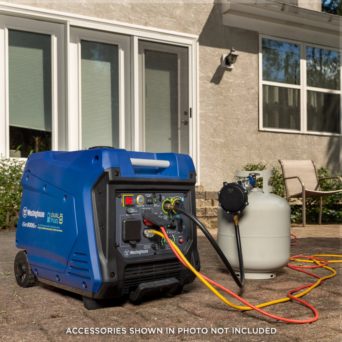 5000 Watt Dual Fuel Portable Inverter Generator A4961