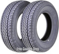 Set 2 Trailer Tires ST225/75R15 10PR Load Range E Radial L7637