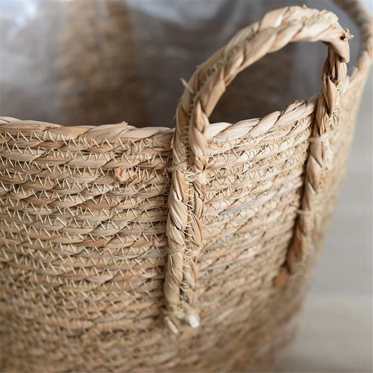 Seagrass Woven Planter Basket Y61312