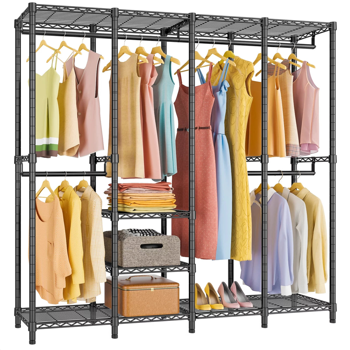 Heavy Duty Black Garment Rack J5335