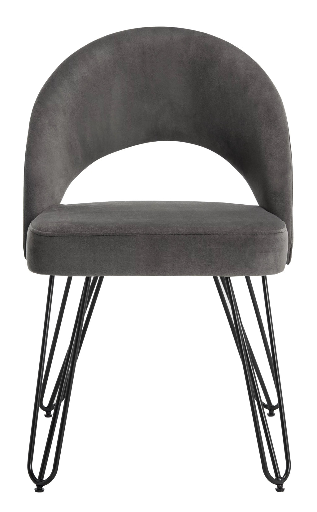 Velvet Upholstered Dining Chair Set of 2 P2377