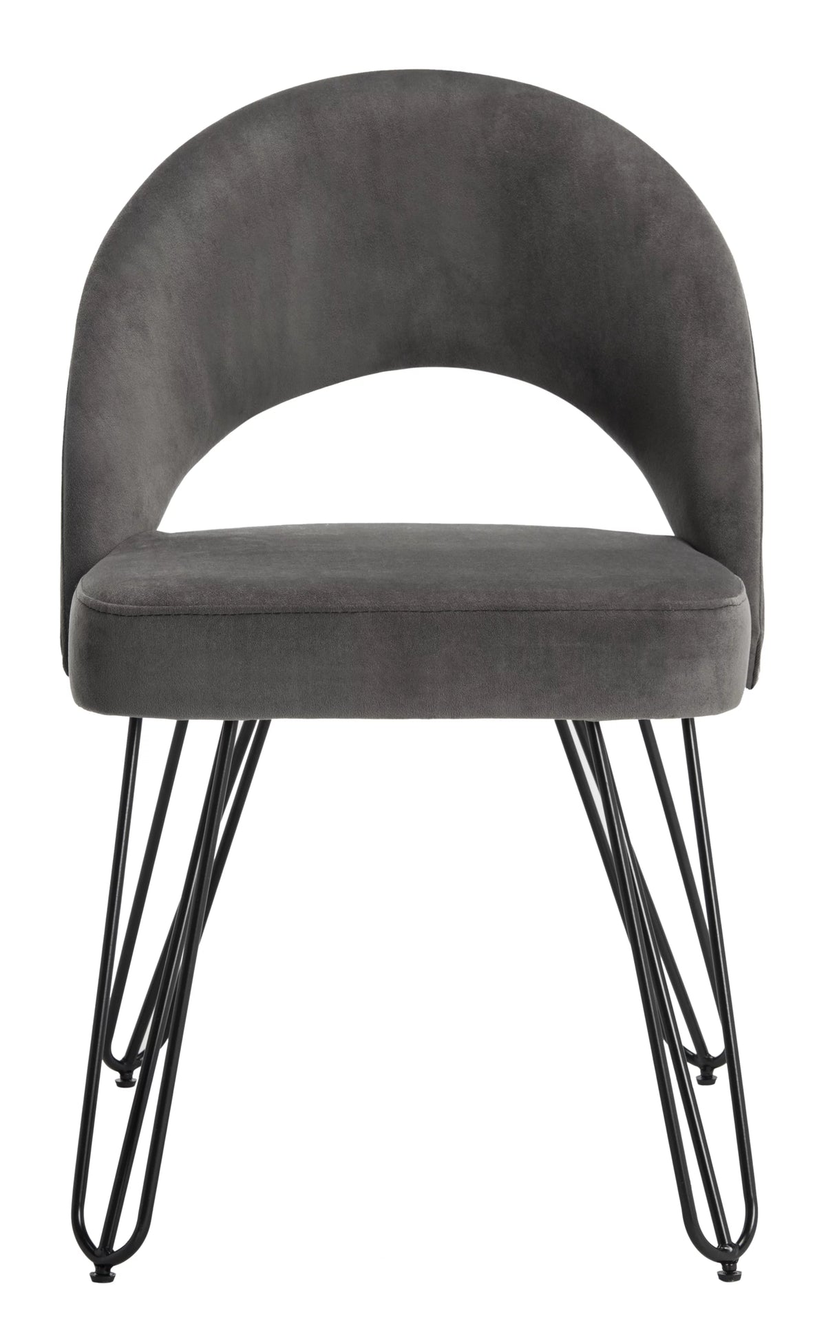 Velvet Upholstered Dining Chair Set of 2 P2377