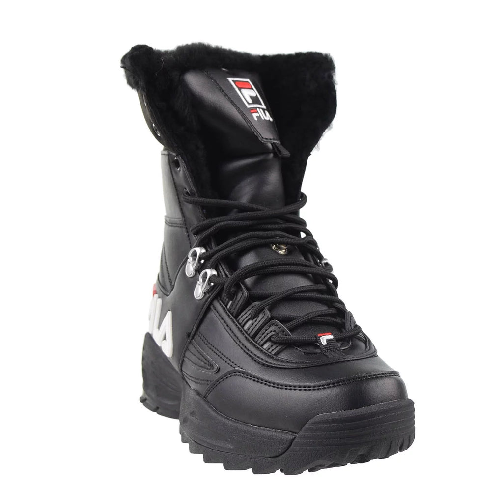 Black-White-Red Women's Boots C136324