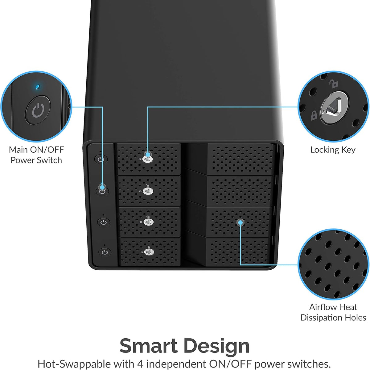 USB 3.0 to SATA Dual Bay External Hard Drive Docking Station V711797