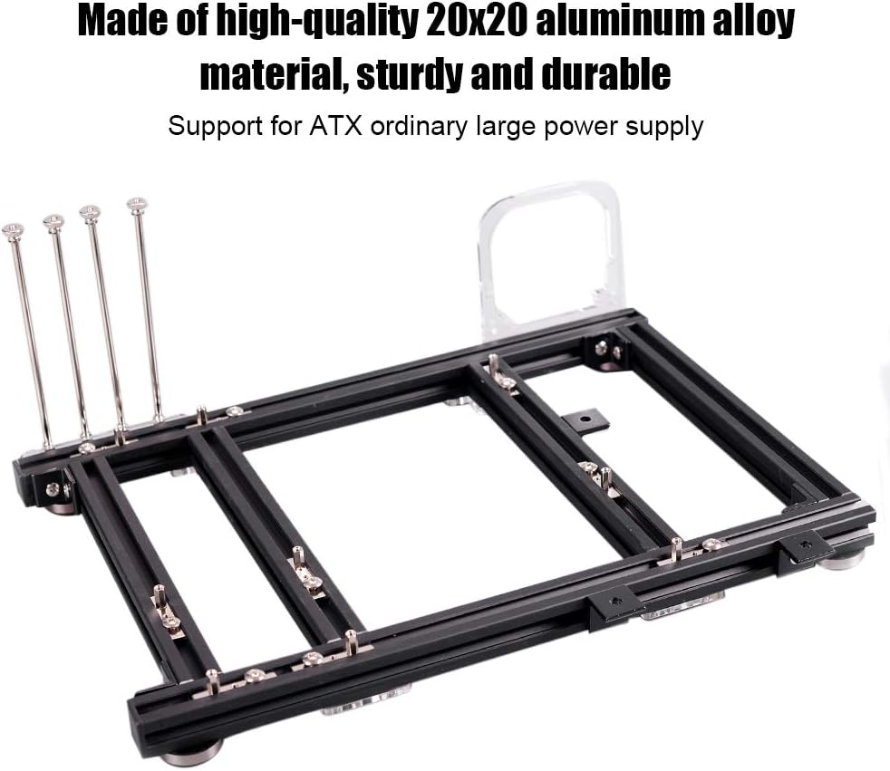 M-ATX MATX ITX Aluminum Open Air Computer Case R255