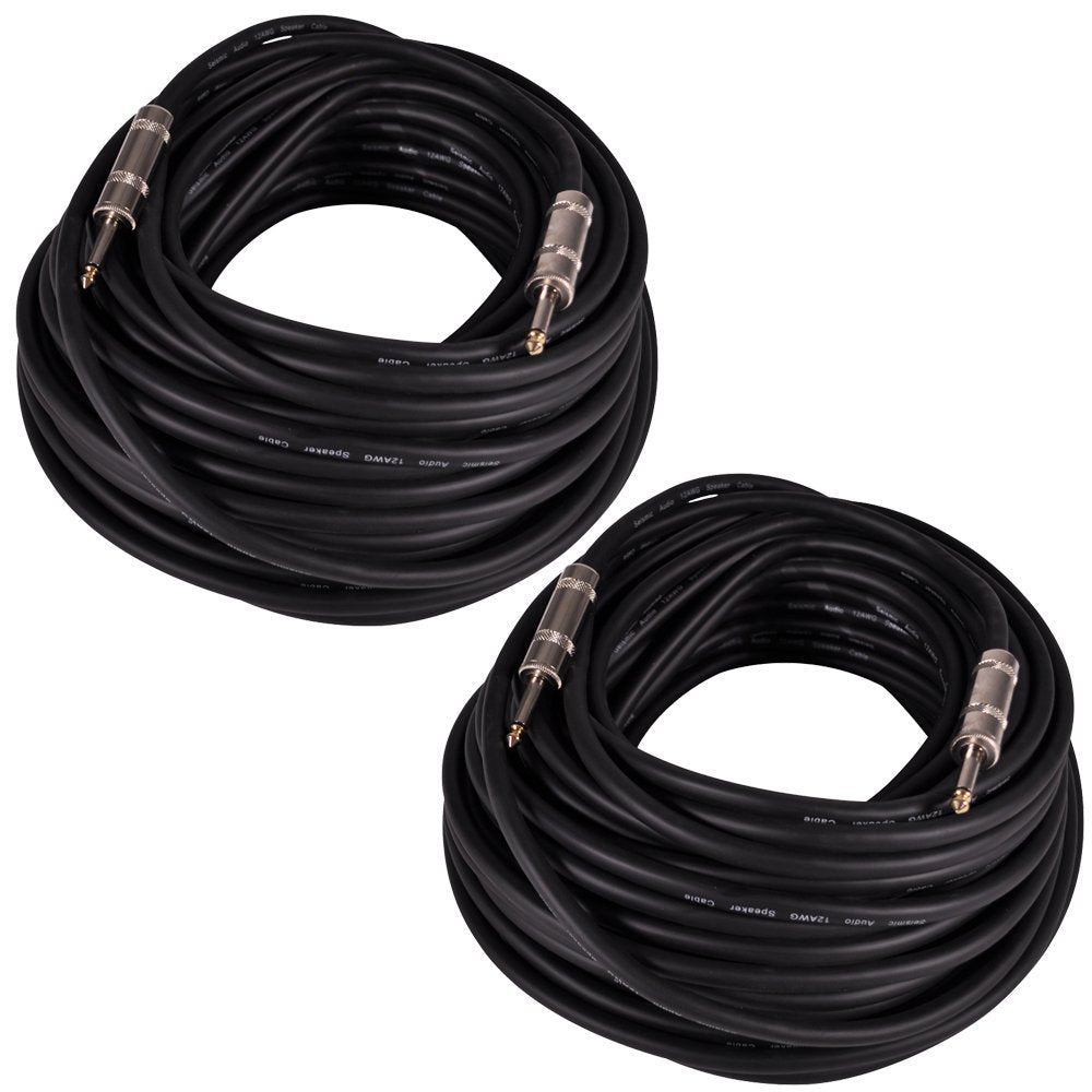 100-Feet 12-Gauge 2 Conductor Speaker Cable Pair S54942