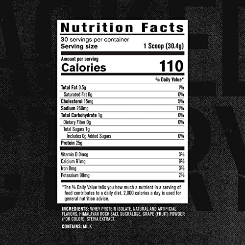 30 Servings Grass Fed Whey Protein Isolate Powder, Peanut Butter E7213