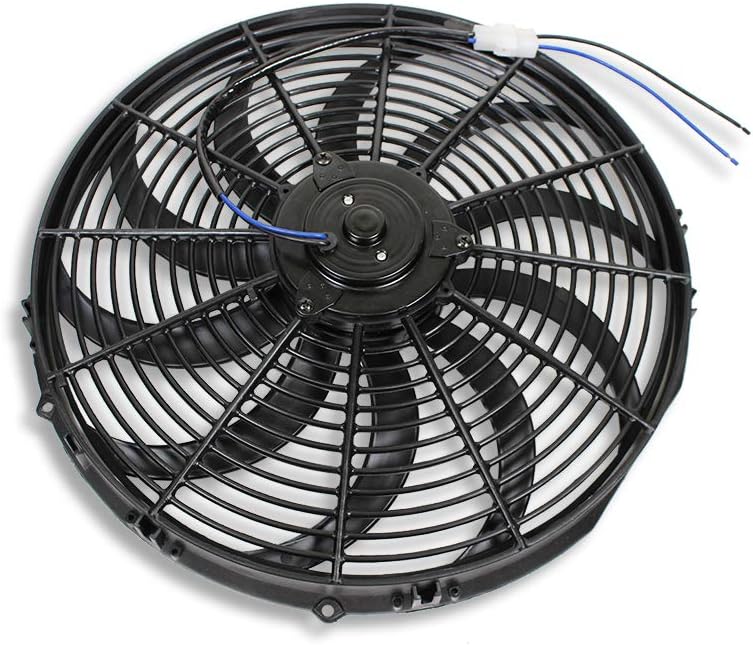 16" Heavy Duty Radiator Electric Fan 3000 Cfm Reversible Pack of 2 B536