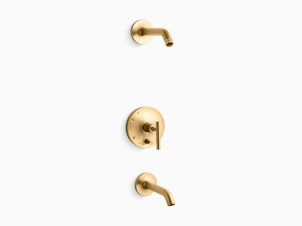 Bath and Shower Trim Set with Push Button Diverter Y24015