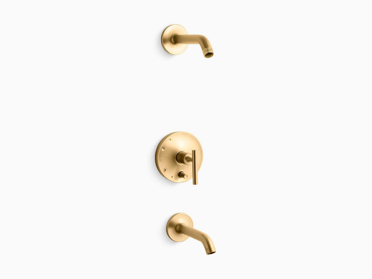 Bath and Shower Trim Set with Push Button Diverter Y24015