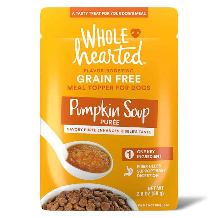 Pumpkin Soup Puree Dog Meal Topper V7005