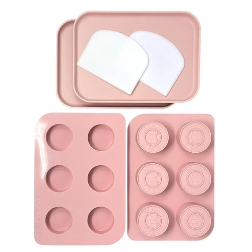 Green BPA Free Silicone Cake Mold Set with Tray and Scraper E676