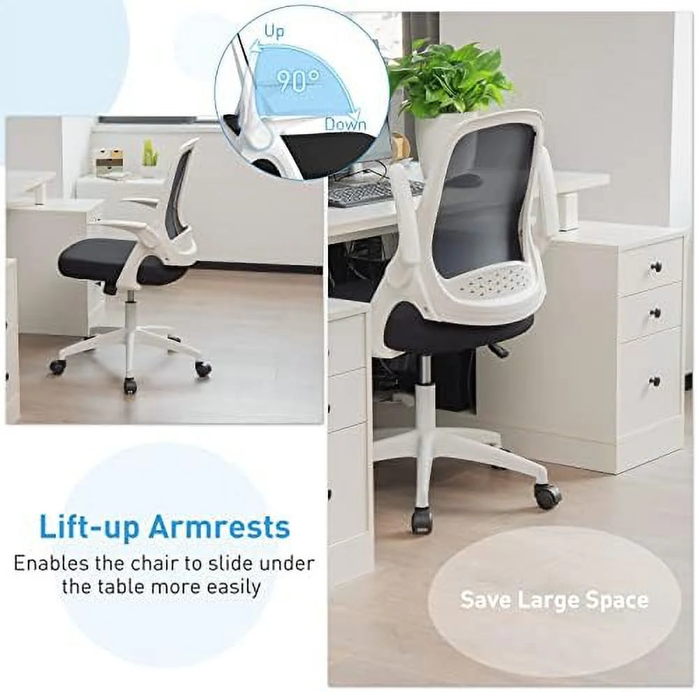 Black Mesh Ergonomic Office Chair with Lumbar Support K889
