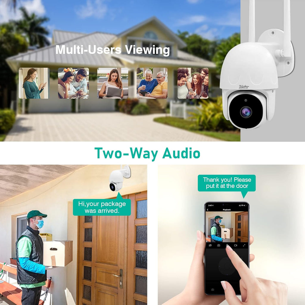 1080P WiFi Security Camera Outdoor with Night Vision Y578