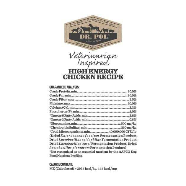 High Energy Chicken Recipe Dry Dog Food Z968888