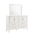 White Solid Wood Dresser I35181