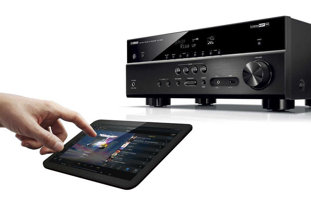 Black 7.2 Channel AV Network Receiver N610487