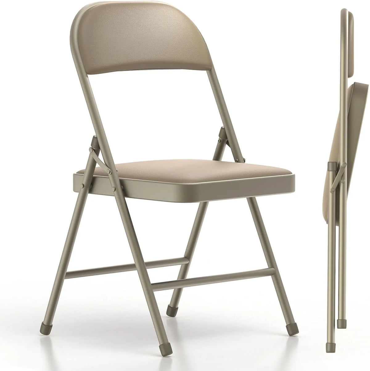 4 Pack Black Padded Folding Chairs H7617