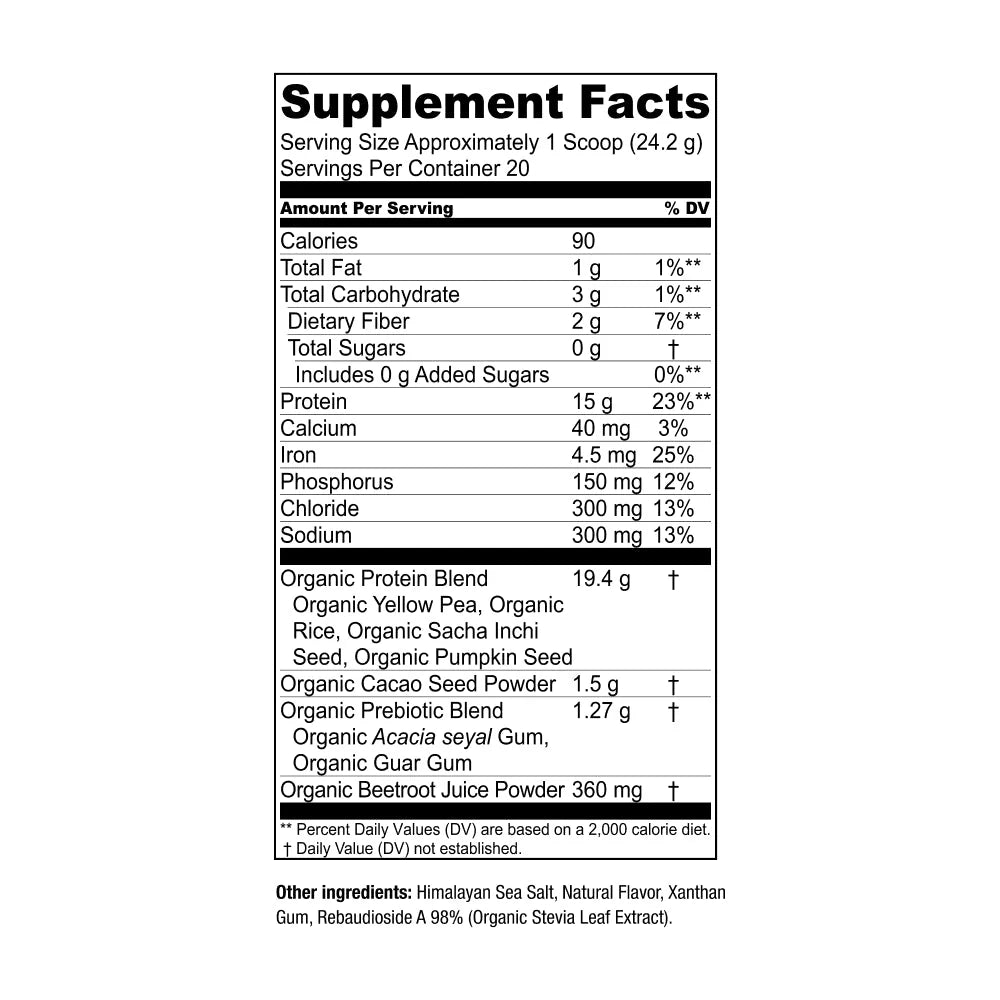 Chocolate Protein D97990