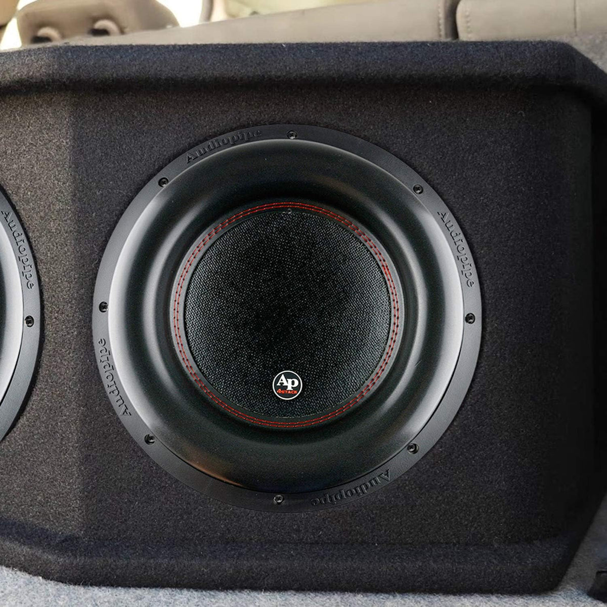 12 Inch 2,200 Watt 4 Ohm DVC Car Audio Subwoofer Speaker System, Black (2 Pack) H420857