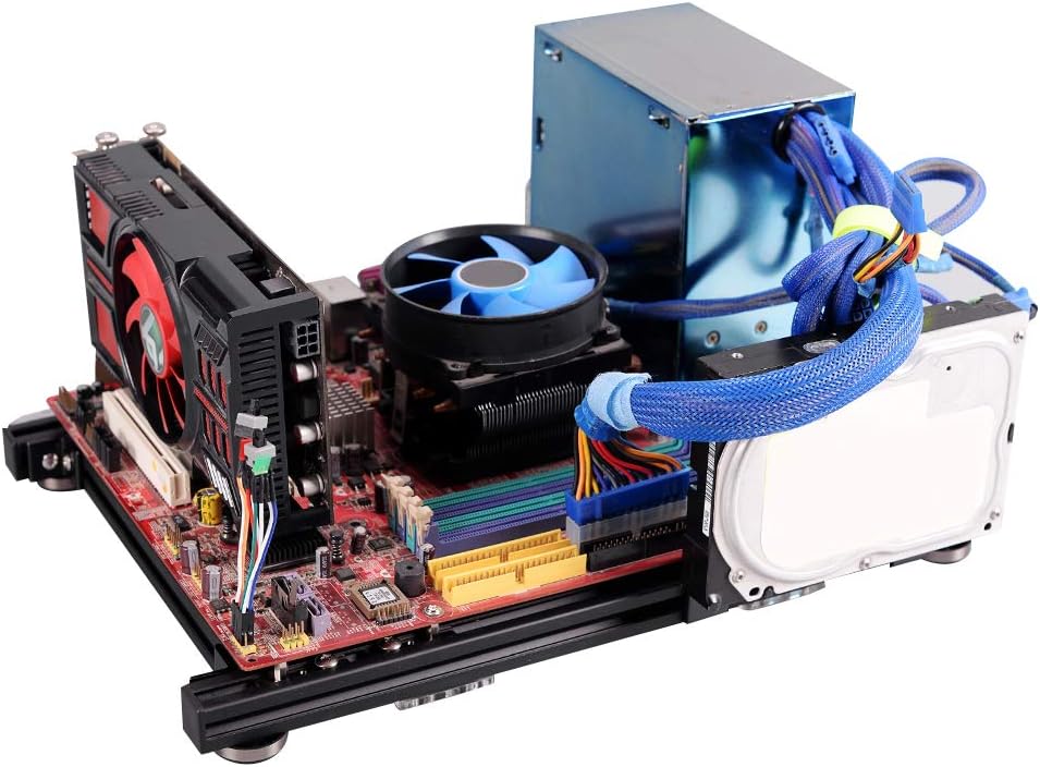 M-ATX MATX ITX Aluminum Open Air Computer Case R255