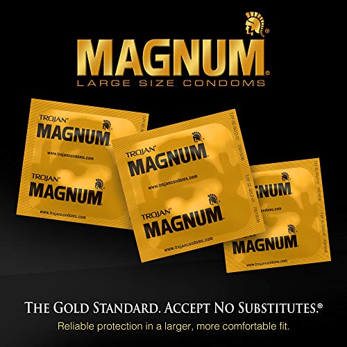 Magnum Lubricated Condoms, 3 Count P8126