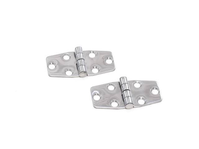 Polished Stainless Steel Marine Grade Door Hinges Set of 10 W704