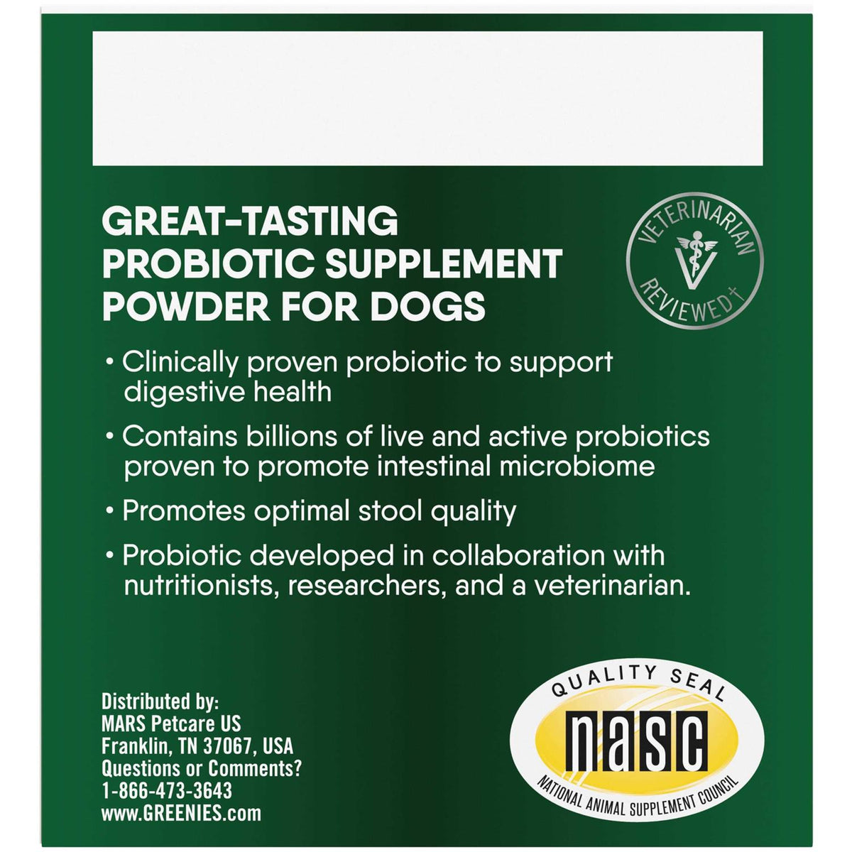 Digestive Probiotic Supplement Powder for Dogs J65523