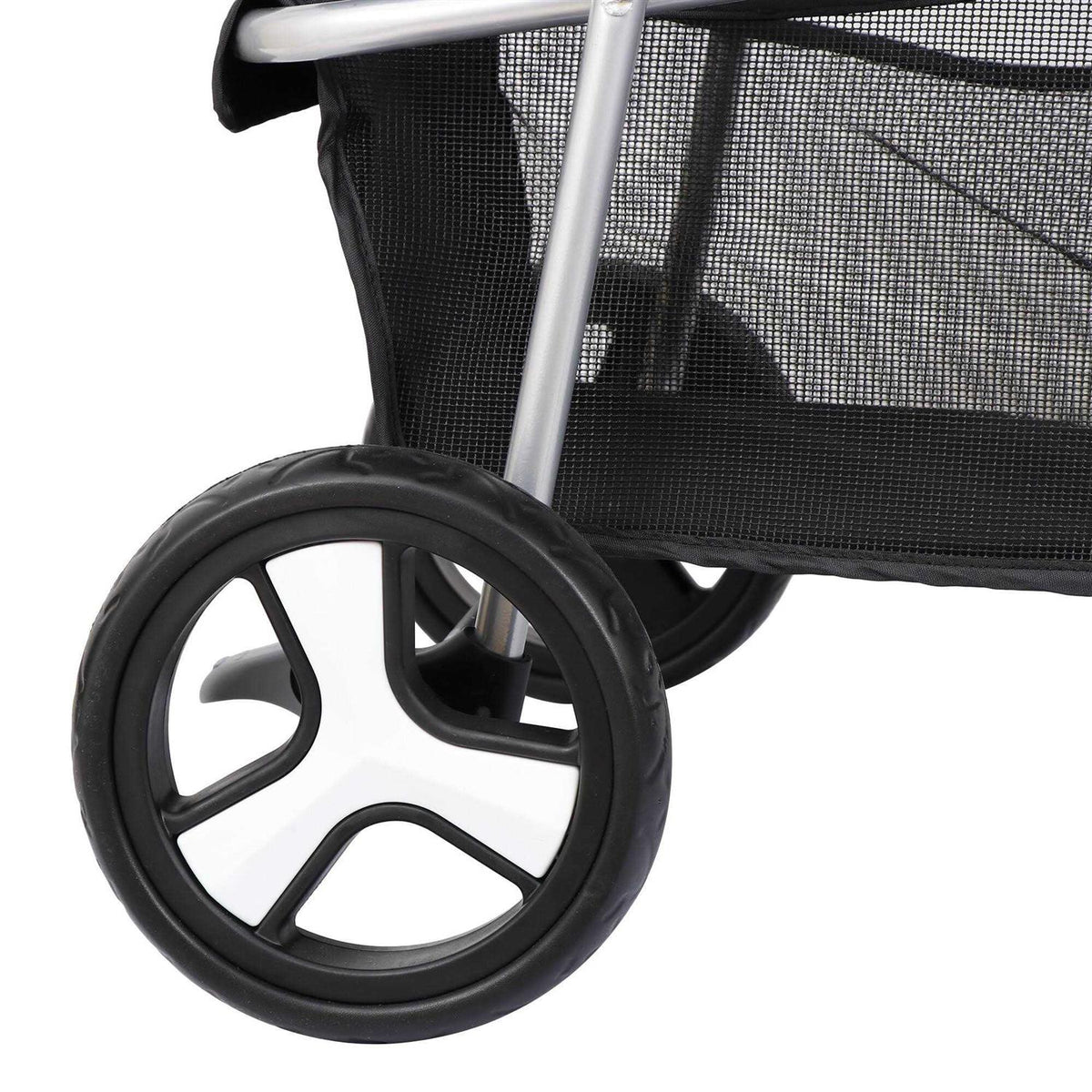 3 Wheel Foldable Pet Stroller with Storage Basket L749867