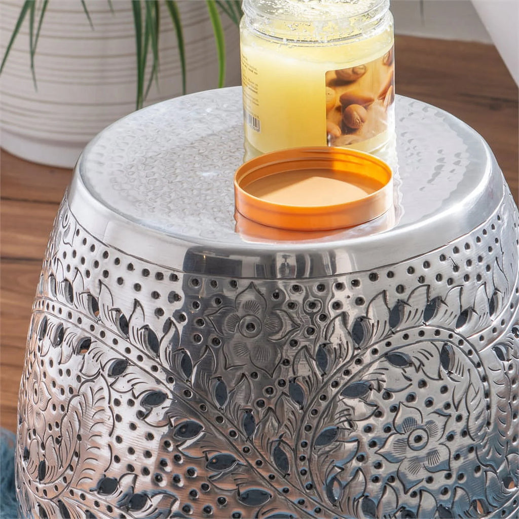 Aluminum Side Table D8971