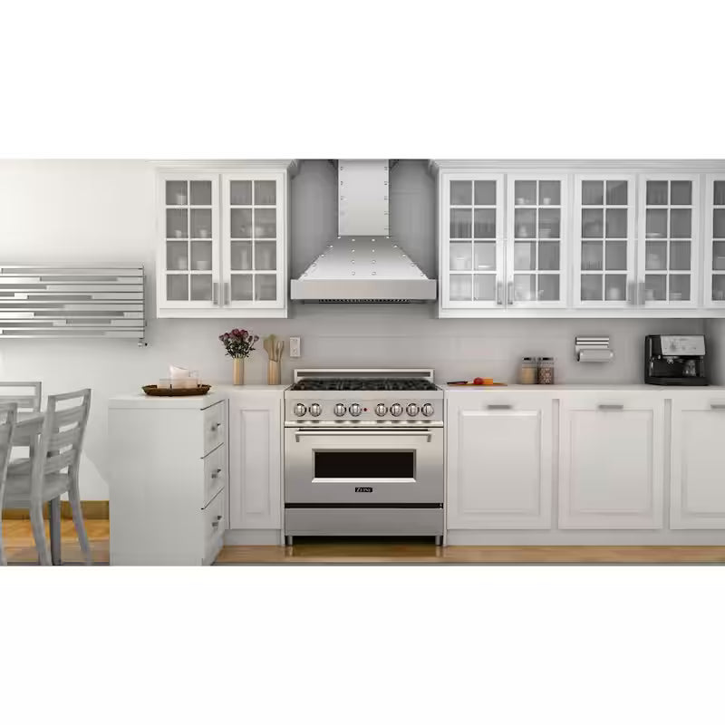 36 in. 700 CFM Wall Mount Range Hood Stainless Steel V86486