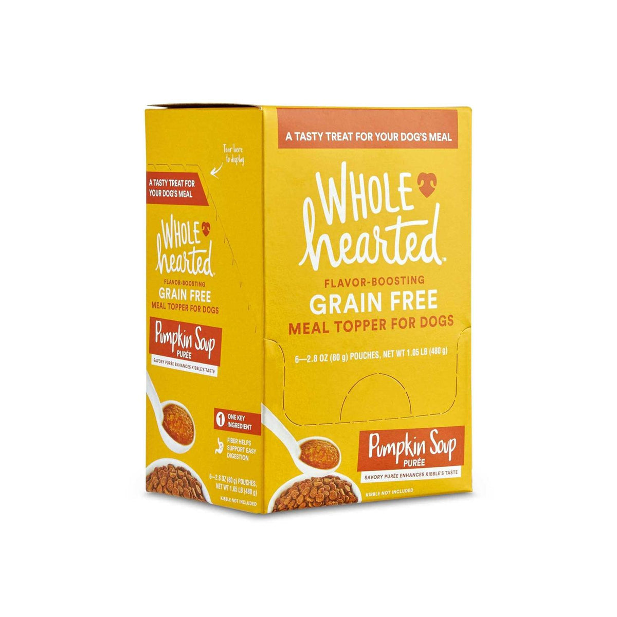 Pumpkin Soup Puree Dog Meal Topper V7005