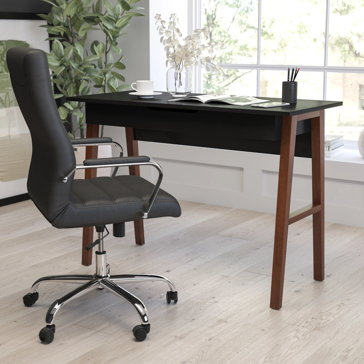 42" Writing Desk with Storage Drawer Z914739