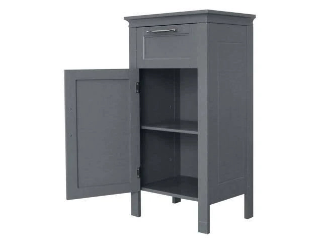 Narrow Bathroom Cabinet with Drawer Storage Shelves V46353