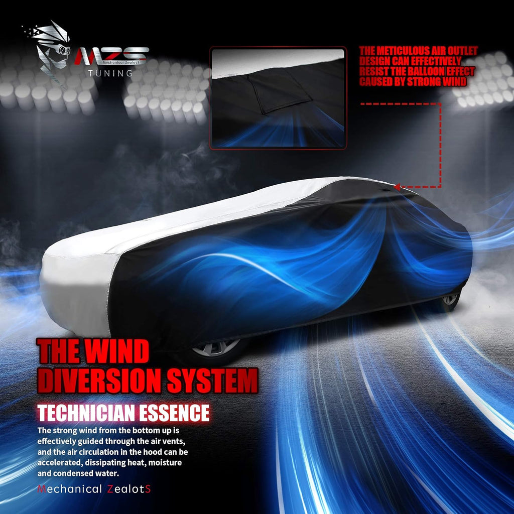 SUV Car Cover Waterproof Universal Two Tone Full Exterior G958