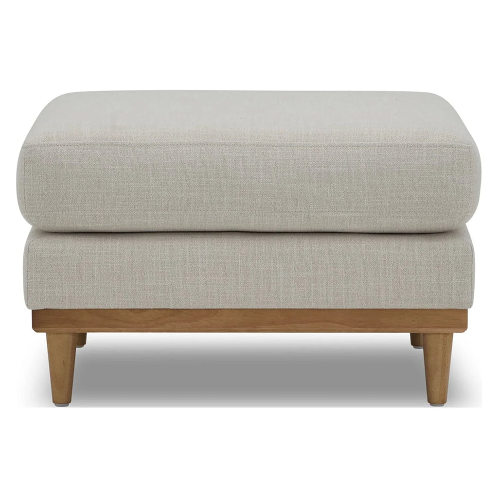 Light Honey Wood Frame Ottoman M80037