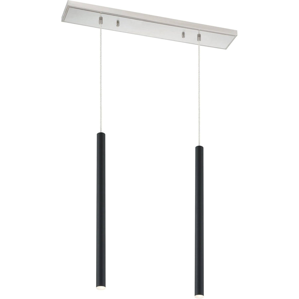 2 Light Island/Billiard LED Brushed Nickel Q313808