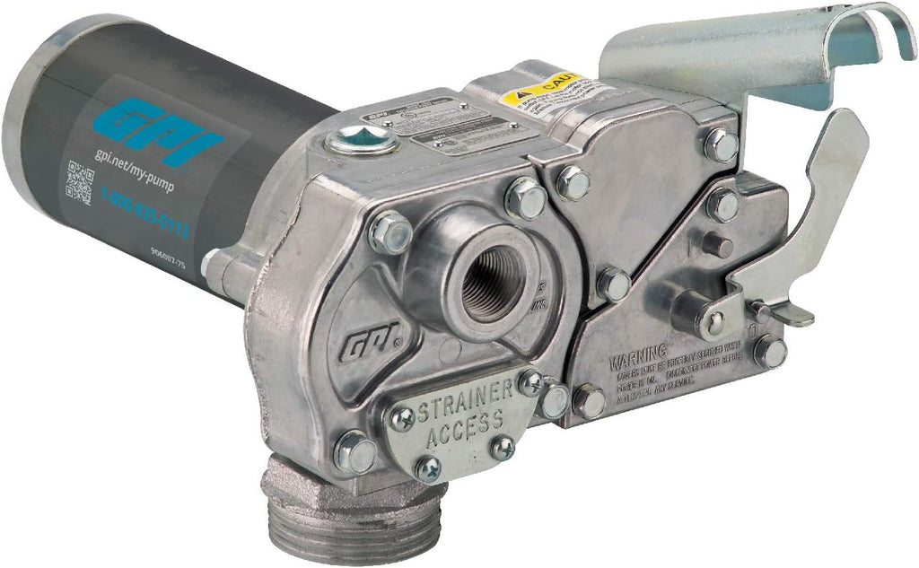 Fuel Transfer Pump with Manual Shut-Off Nozzle, 15 GPM, 10' Hose T152