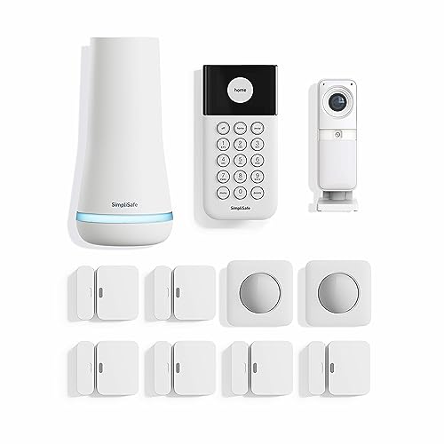 11 Piece Wireless Home Security System with Indoor HD Camera, White R93137
