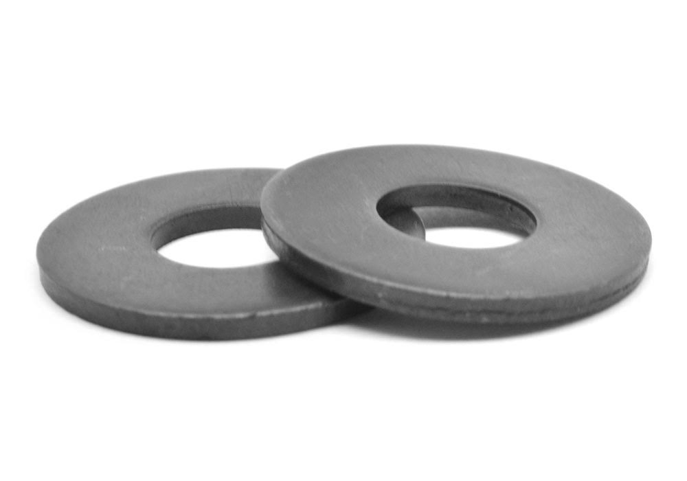 1/2x22 Grade 8 Flat Washer USS Pattern Medium Carbon Steel Plain Finish Pk 100 V307696