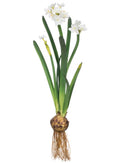 Artificial Paperwhite Stem 20"H White R707375