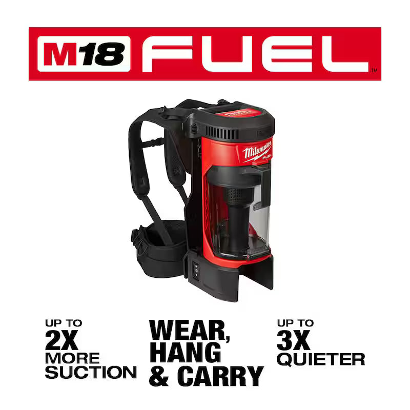 18-Volt Lithium-Ion Brushless Cordless 3-in-1 Backpack Vacuum K2158