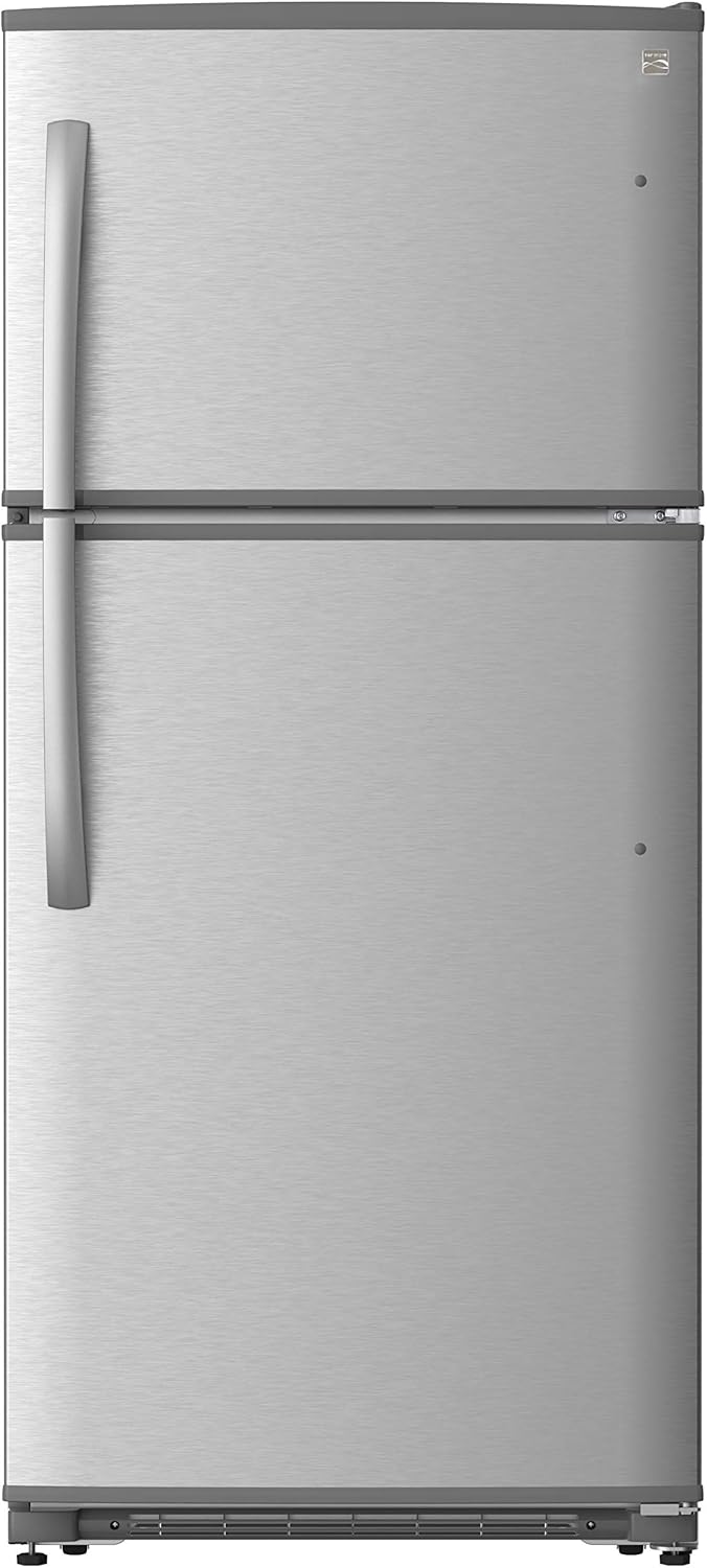 30 Top-Freezer Refrigerator 18 Cubic Ft. Stainless Steel Y321192