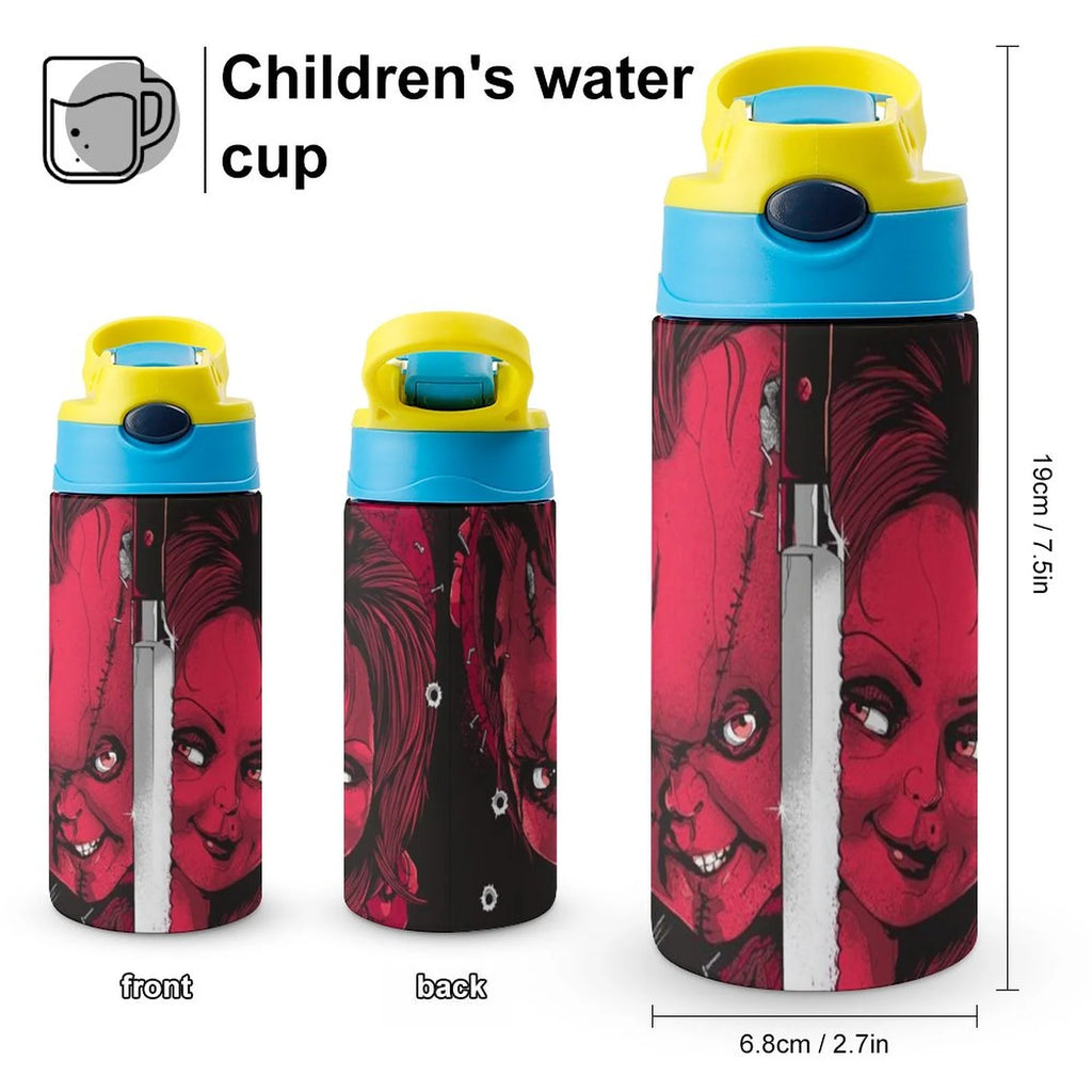 Insulated Stainless Steel Water Bottle with Straw Leak-Proof D28272