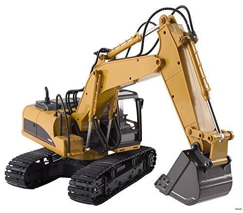 15 Channel Remote Control Excavator Construction Toy with Lights and Sounds C498538