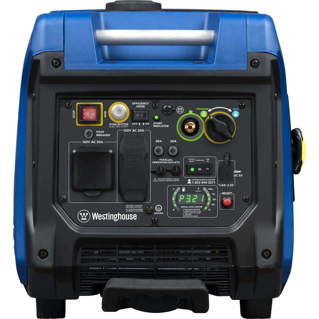5000 Watt Dual Fuel Portable Inverter Generator A4961