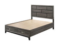 Weathered Gray Eastern King 5pcs Bedroom Set with Storage R17577